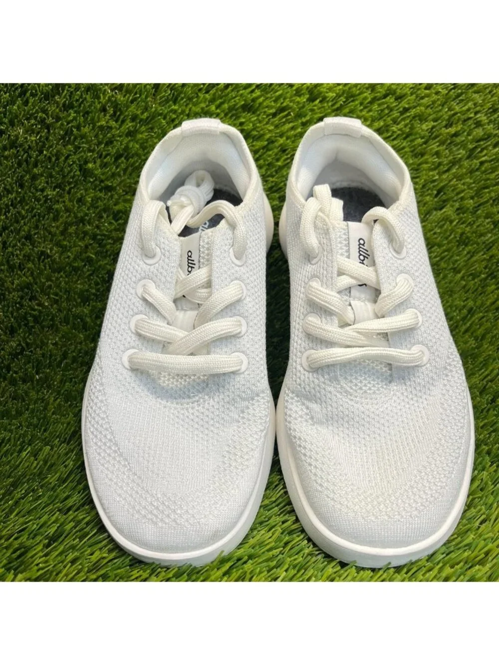 Allbirds Tree Runner Go Womens Size 6 White Athletic Running Shoes Sneakers